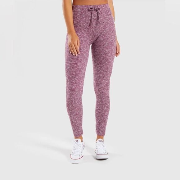 Gymshark Slounge Leggings in pink Raspberry XS - Picture 1 of 10